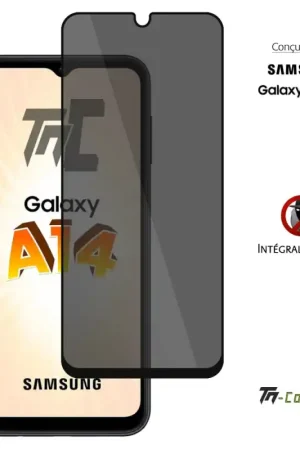 Samsung Galaxy A14 - Verre trempé Anti-Espions - Intégral Privacy - TM-Concept® Commander Maintenant