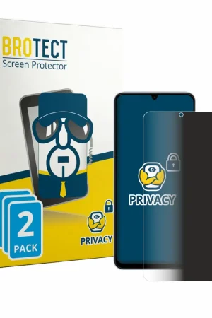 Solde 2 Pièces BROTECT Protecteur d'écran Privacy Clear pour vivo Y05