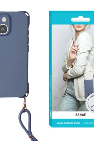 Coque Cordella Bump pour iPhone 13 Bleu orage Solde