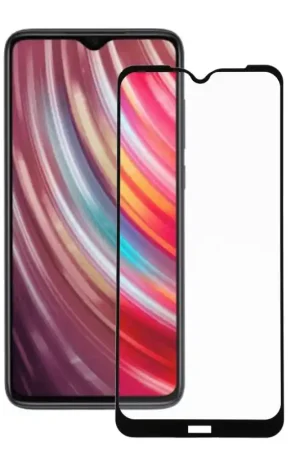 Expédié Aujourd’hui Verre Trempé Complet Noir pour Xiaomi Redmi Note 8T