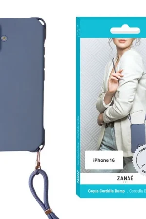 Remise Coque Cordella Bump pour iPhone 16 Bleu orage