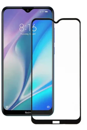 Certifié Verre Trempé Complet Noir pour Xiaomi Redmi 9C