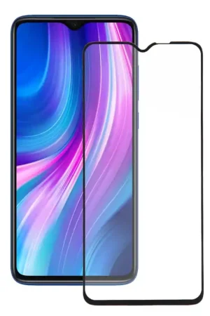 Verre Trempé Complet Noir pour Xiaomi Redmi Note 8 Pro Expédition Rapide