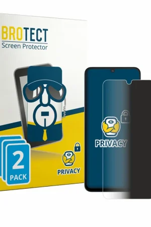 Achat Immédiat 2 Pièces BROTECT Protecteur d'écran Privacy Clear pour Xiaomi Poco C81x