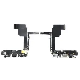 Meilleur Choix Nappe / Connecteur de Charge pour iPhone 15 Pro Blanc Reconditionné (PIEC)