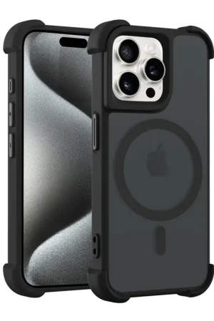 Satisfait Ou Remboursé Coverzs Coque antichoc mate iPhone 12 Pro avec MagSafe (noir)