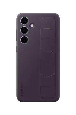 Promotion Saisonnière Official Samsung Dark Violet Standing Grip Case - For Samsung Galaxy S24