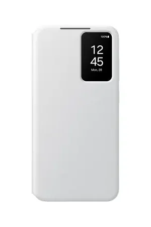 Paiement Sécurisé Official Samsung Smart View White Wallet Case - For Samsung Galaxy S24 Plus