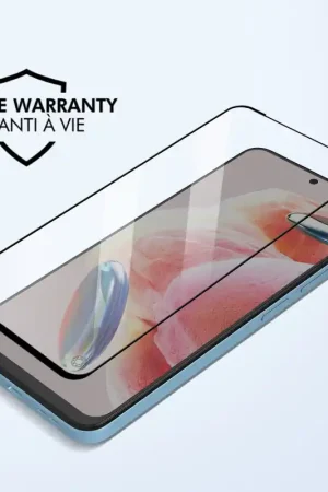 Verre trempé Xiaomi Redmi Note 12 4G-5G Force Glass Garanti à ve Dernier Modèle