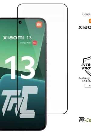 Commande En Gros Xiaomi 13 - Verre trempé intégral Protect - Noir - TM-Concept®
