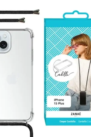 Coque Cordella pour iPhone 15 Plus Transparent Nouveauté