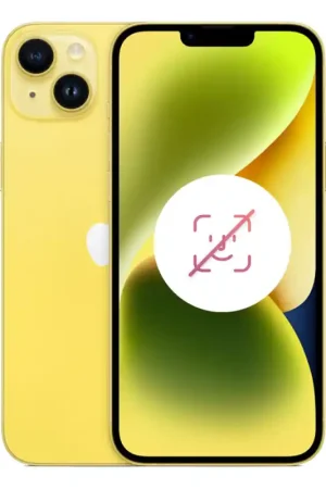 iPhone 14 256 Go Jaune Reconditionné sans FACE ID Expédition Rapide