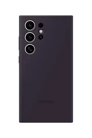 Official Samsung Dark Violet Silicone Case - For Samsung Galaxy S24 Ultra Acheter Direct