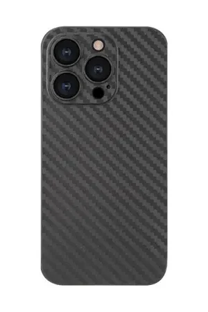 Promotion Saisonnière Olixar Black SlimAir Carbon Fibre Case - For iPhone 15 Pro