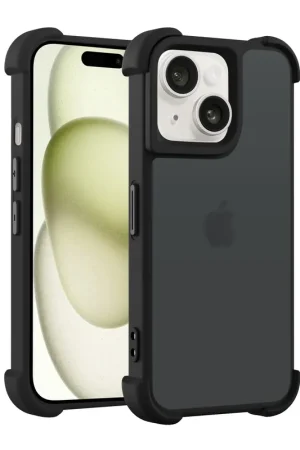 Coverzs Coque antichoc mate iPhone 14 (noir) Offre Spéciale