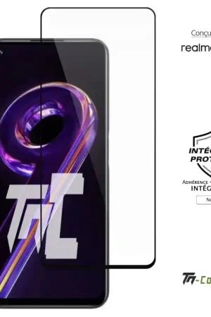 Realme 9 Pro - Verre trempé intégral Protect - Noir - TM-Concept® Remise