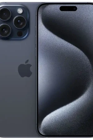 iPhone 15 Pro Max 256 Go Titane Bleu Reconditionné Marque
