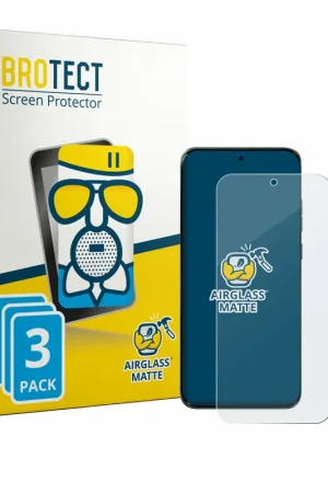 3 Pièces BROTECT AirGlass Matte Protection d'écran en verre mat pour Motorola Edge 70 Fusion Plus Dernier Modèle