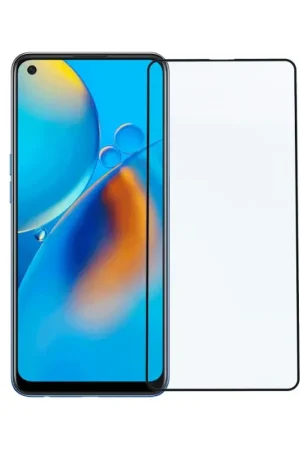 Haute Qualité Verre Trempé Complet Noir pour Oppo A74 5G