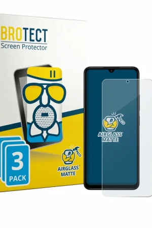 Quantité Limitée 3 Pièces BROTECT AirGlass Matte Protection d'écran en verre mat pour Xiaomi Redmi A3 Pro