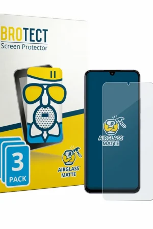 3 Pièces BROTECT AirGlass Matte Protection d'écran en verre mat pour Xiaomi Redmi A4 Nouvelle Collection