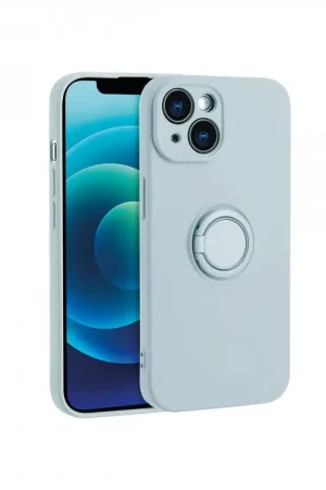 Achat Immédiat Coque avec anneau intégré bleu clair - iPhone 13 Pro Max