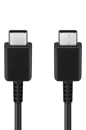Official Samsung Black 1m USB-C to USB-C Cable - For Samsung Galaxy S23 FE Marque