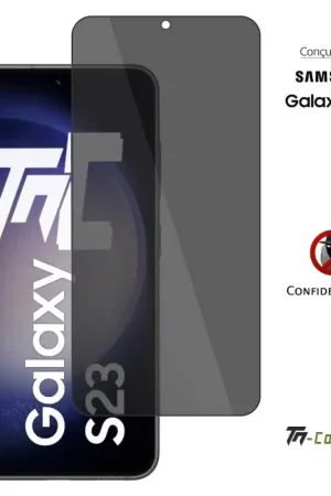 Soldes Samsung Galaxy S23 - Verre trempé Anti-Espions - TM-Concept®