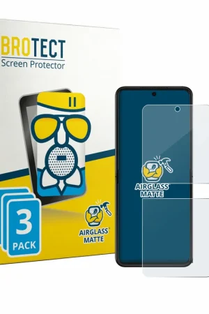 Prix Réduit 3 Pièces BROTECT AirGlass Matte Protection d'écran en verre mat pour Motorola Razr 70 Plus