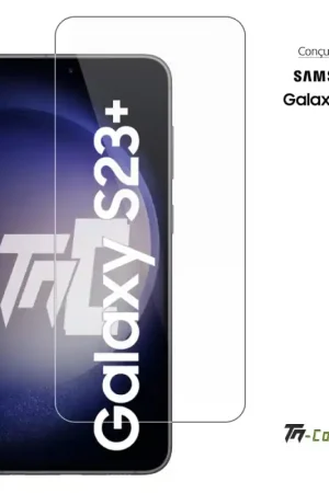 Authentique Samsung Galaxy S23 Plus - Verre trempé TM-Concept® - Gamme Standard Premium