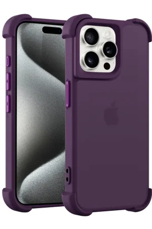 Seulement Aujourd’hui Coverzs Coque antichoc mate iPhone 15 Pro (violet)