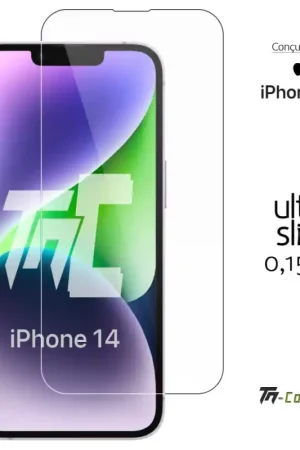 Apple iPhone 14 - Verre trempé Ultra Slim 0,15 mm - TM-Concept® Nouvelle Collection
