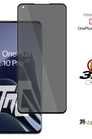 Populaire OnePlus 10 Pro - Verre trempé 3D Privacy (teinté anti-espion) - TM-Concept®