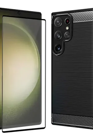 Olixar Sentinel Case & Tempered Glass Screen Protector - For Samsung Galaxy S24 Ultra Authentique
