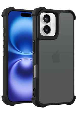 Commander Vite Coverzs Coque antichoc mate iPhone 16 Plus (noir)