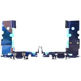 Paiement Sécurisé Nappe / Connecteur de Charge pour iPhone SE 2022 Noir Reconditionné (PIEC)