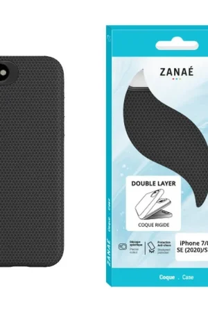 Coque Double Layer pour iPhone 7/8/6/6s/SE Noir Paiement Sécurisé