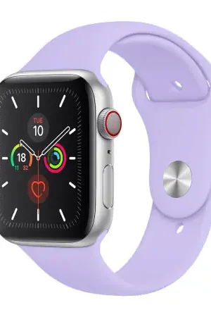 Olixar English Lavender Silicone Sport Strap (Size Small) - For Apple Watch SE 2023 40mm Bon Marché