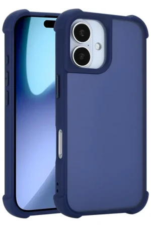 Coverzs Coque antichoc mate iPhone 17 (bleu foncé) Achat Immédiat