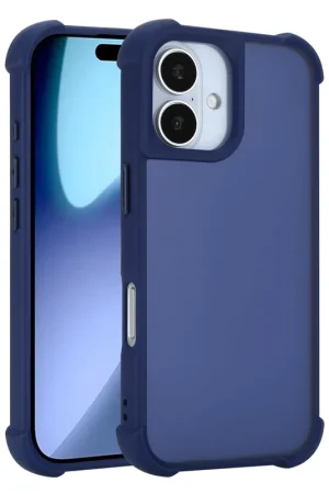 Solde Coverzs Coque antichoc mate iPhone 17 (bleu foncé)