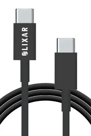 Olixar Basics Black 1m USB-C to USB-C Charge and Sync Cable - For Samsung Galaxy Tab A9 Plus Remise
