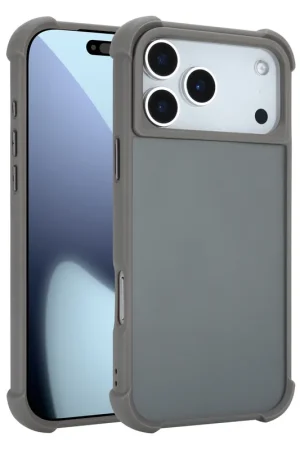 Expédition Rapide Coverzs Coque antichoc mate iPhone 17 Pro Max (gris)