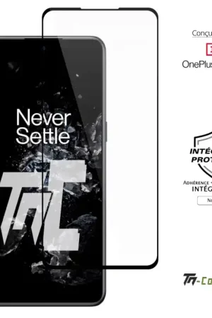 OnePlus 10T - Verre trempé intégral Protect - Noir - TM-Concept® Super Prix