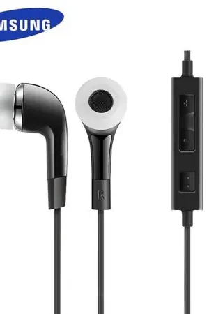 Official Samsung Black 3.5mm Wired Earphones with Acoustic Seal - For Samsung Galaxy Tab A9 Plus Achat Immédiat