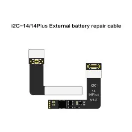 Dernier Modèle Nappe de programmation Tag-On FPC à clipser sur batterie i2C iPhone 14 / 14 plus