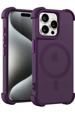 Promotion Coverzs Coque antichoc mate avec MagSafe iPhone 14 Pro (violet)