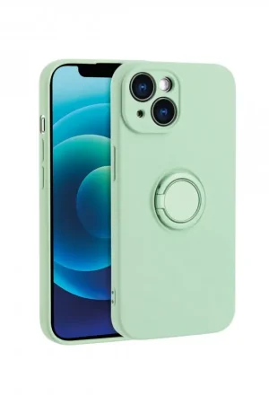 Acheter Direct Coque avec anneau intégré menthe - iPhone 15