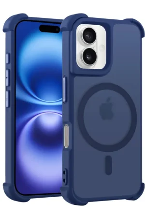 Coverzs Coque antichoc mate avec MagSafe iPhone 16 Plus (bleu foncé) Réduction