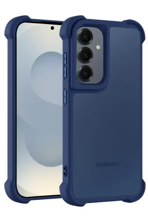 Coverzs Coque antichoc mate Samsung Galaxy S24 (bleu foncé) Dernière Chance