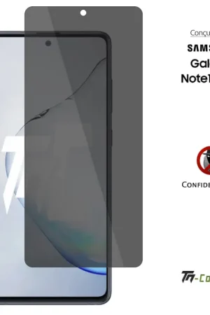 Must-Have Samsung Galaxy Note 10 Lite - Verre trempé Anti-Espions - TM-Concept®